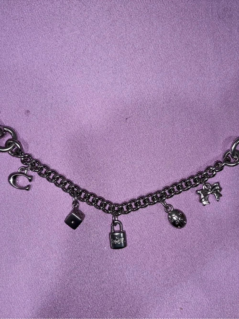 Coach silver bag